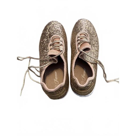 Sparkling Glitter Sneakers by Forever nwot - Picture 3 of 4